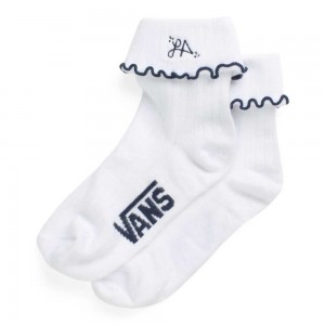 Vans Armanto Ruffled Sock 6.5-10 White | VFS-291643