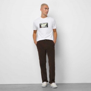 Vans Authentic Chino Corduroy Relaxed Pant Coffee | DLY-035182