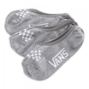 Vans Canoodle Canoodle Socks 3 Pack Size 1-6 Grey / White | OMK-468917