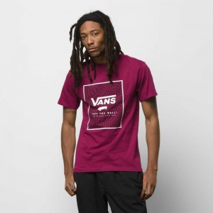 Vans Classic Print Box T-Shirt Purple / Black | PTF-823794