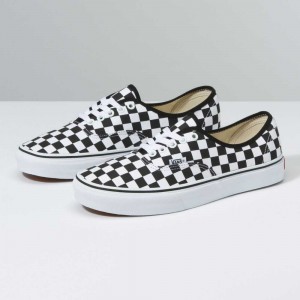 Vans Customs Checkerboard Authentic Wide | MBR-210345