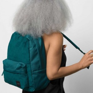 Vans Deana Corduroy Backpack Deep Turquoise | NVG-291743