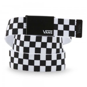 Vans Deppster Web Belt Black / White | WVO-285309