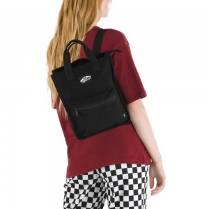 Vans Free Hand Small Tote Backpack Black | QNW-712860