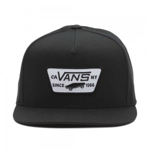 Vans Full Patch Snapback Black | TPO-384651