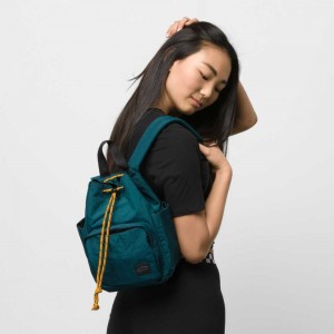 Vans Going Places Small Backpack Deep Turquoise | TCO-780516