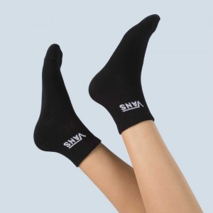 Vans Half Crew Sock Size 6.5-10 Black | TDJ-940673