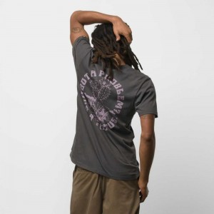 Vans Hug A Cactus T-Shirt Black | KPT-785304