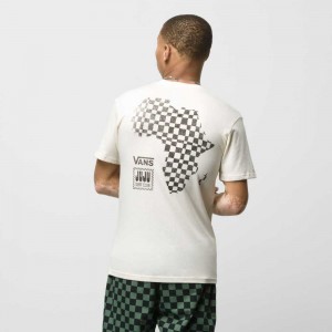 Vans JUJU Surf Club T-Shirt White | RZH-068139