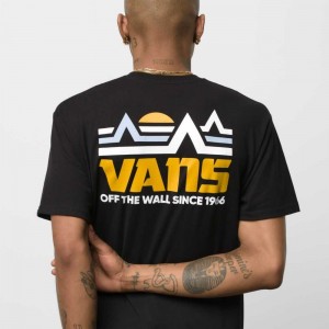 Vans Mt. T-Shirt Black | JOH-613402
