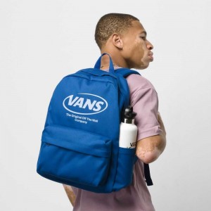 Vans Old Skool Backpack Blue | XAN-043986