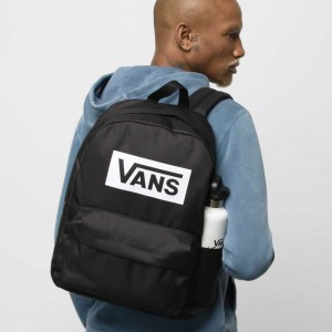 Vans Old Skool Boxed Backpack Black | VDR-670139