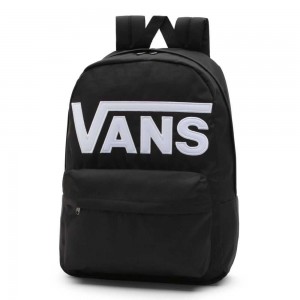 Vans Old Skool Drop V Backpack Black / White | ANP-826591