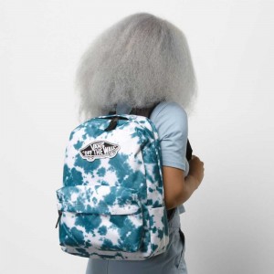 Vans Realm Backpack Deep Turquoise | RWZ-561078
