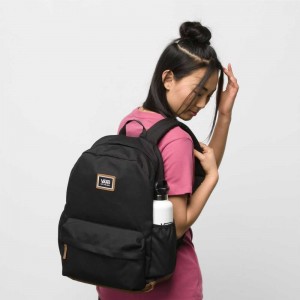Vans Realm Plus Backpack Black | HNF-390157