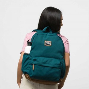 Vans Realm Plus Backpack Deep Turquoise | KYW-091347