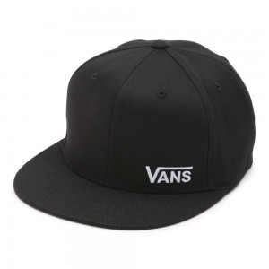 Vans Splitz Flex Fit Hat Black | NTB-703845