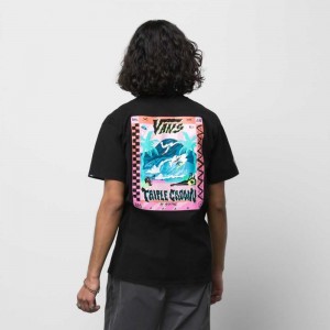 Vans VTCS 2022 Poster T-Shirt Black | YNQ-865921
