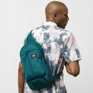 Vans Warp Sling Bag Deep Turquoise | DTH-841795