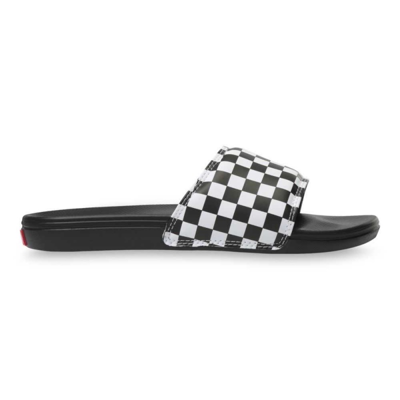 Vans Checkerboard La Costa Slide-On White / Black | MTR-785310
