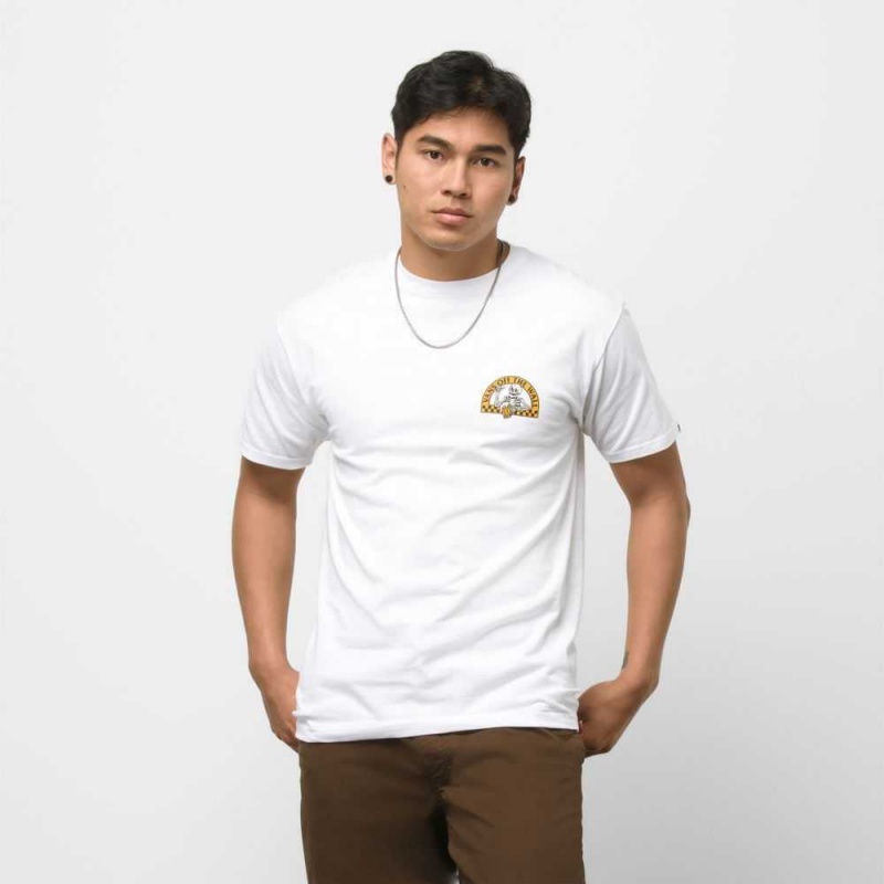 Vans Chillin Since 66 T-Shirt White | OXZ-639548