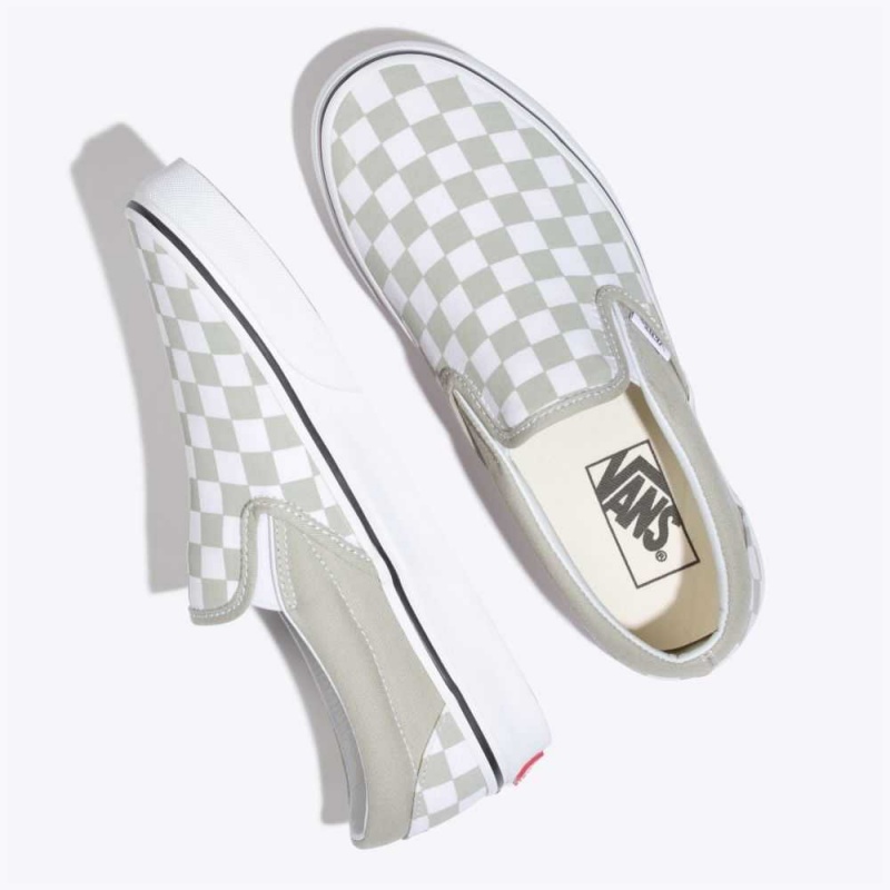 Vans Classic Slip-On Olive / White | MKG-901432