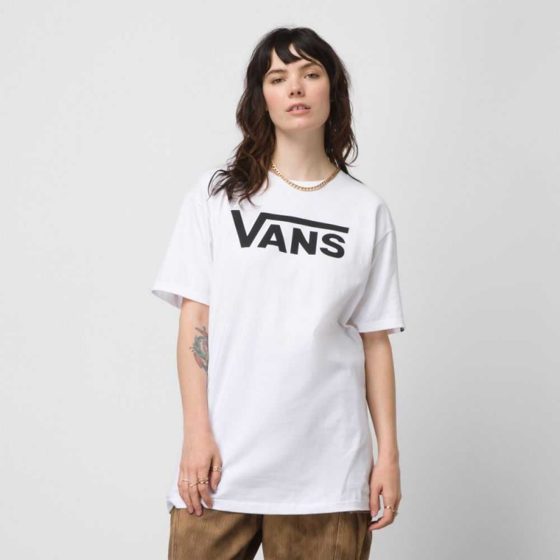 Vans Classic T-Shirt White / Black | IYC-832571