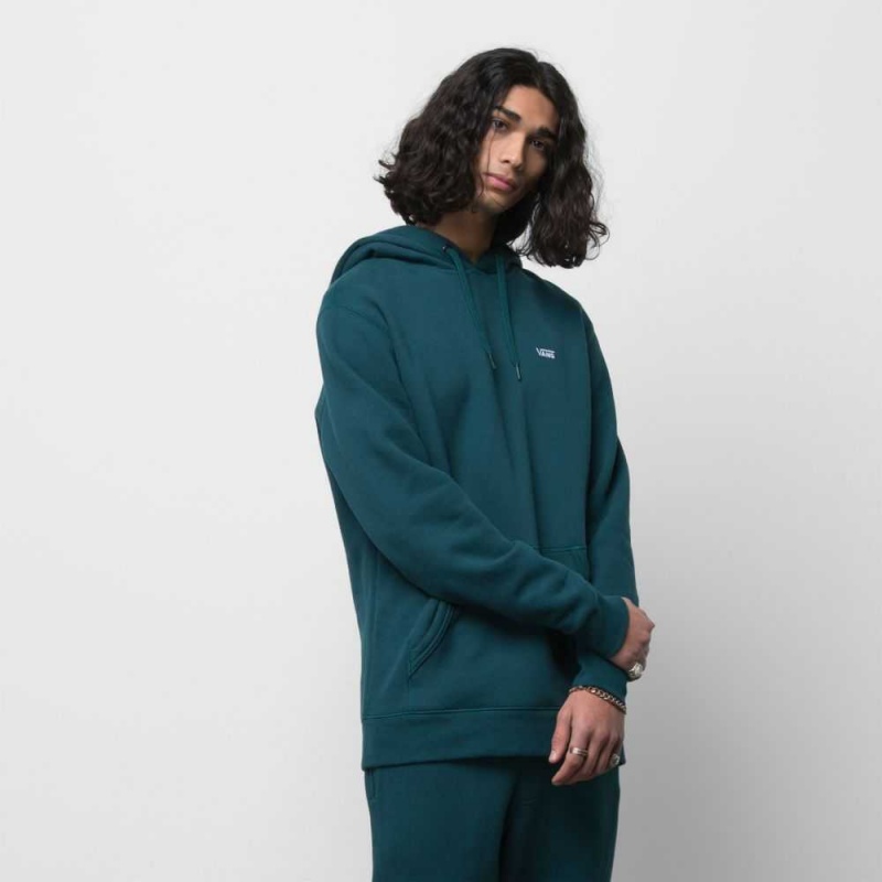 Vans ComfyCush Pullover Hoodie Deep Turquoise | DCH-931760