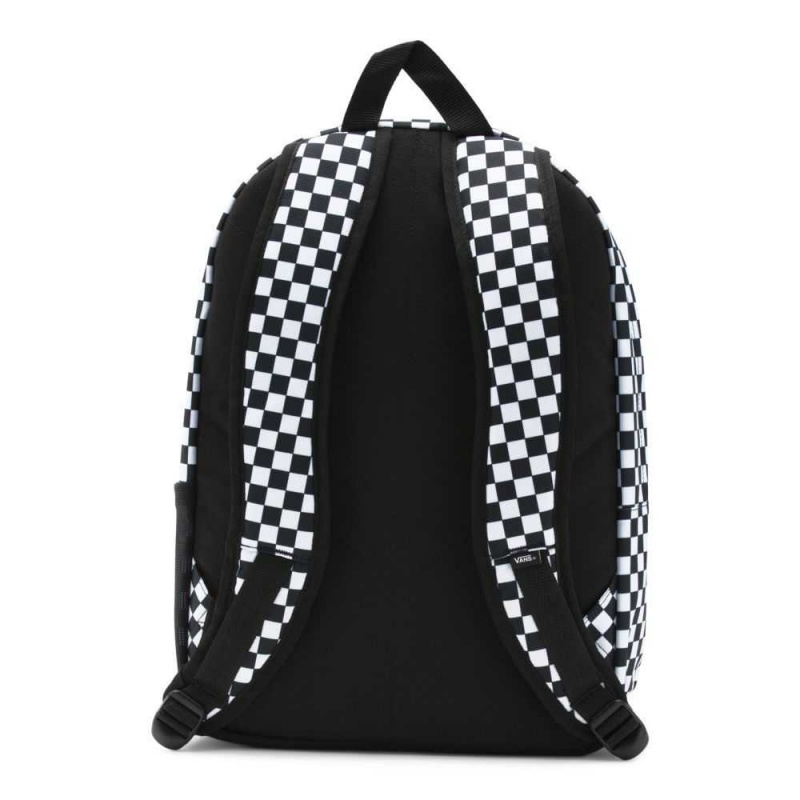 Vans Construct Skool Backpack Black / White | JEK-463829