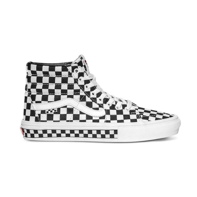 Vans Customs Checkerboard Skate Sk8-Hi | GJL-791352
