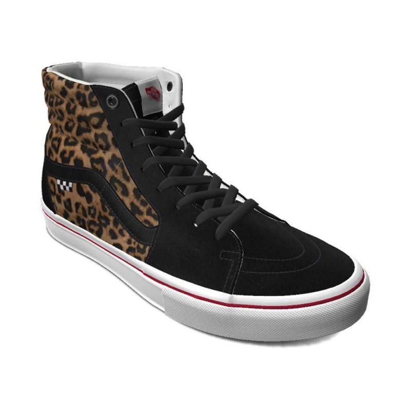Vans Customs Leopard Skate Sk8-Hi Leopard | MDJ-059813
