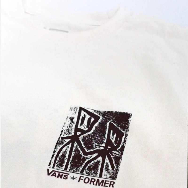 Vans Former LTD Long Sleeve T-Shirt Beige | DMS-258904