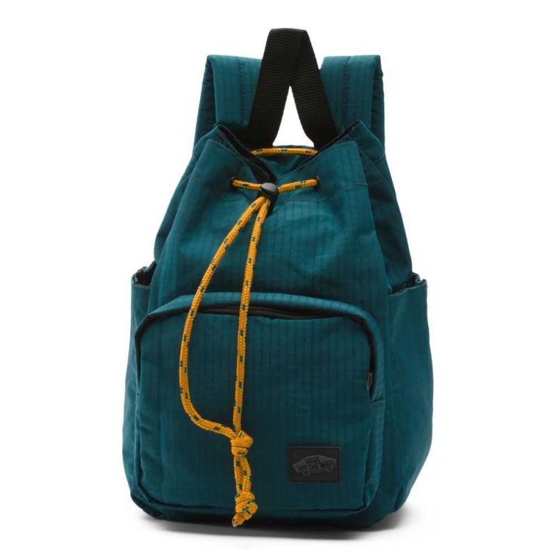 Vans Going Places Small Backpack Deep Turquoise | EHQ-012749