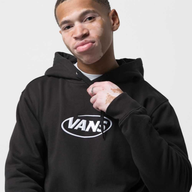 Vans Hi Def Commercial Pullover Hoodie Black | OCJ-379265