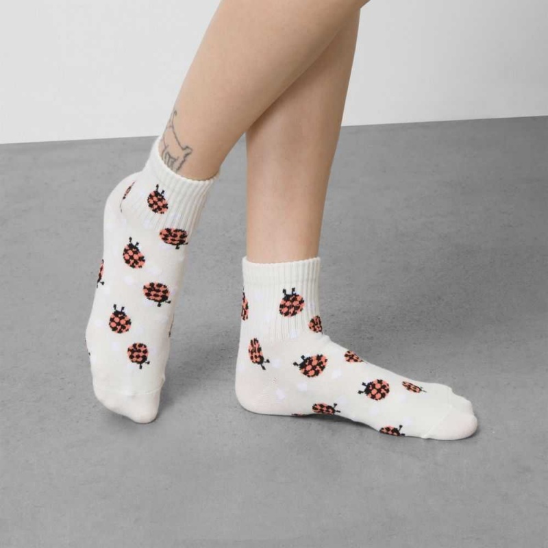 Vans Ladybug Half Crew Sock 6.5-10 Multicolor | LJB-821956