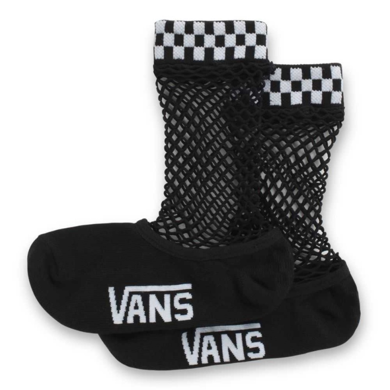 Vans Meshed Up Sock (Shoe Size 7-10, 1 Pack) Black | LSW-497068
