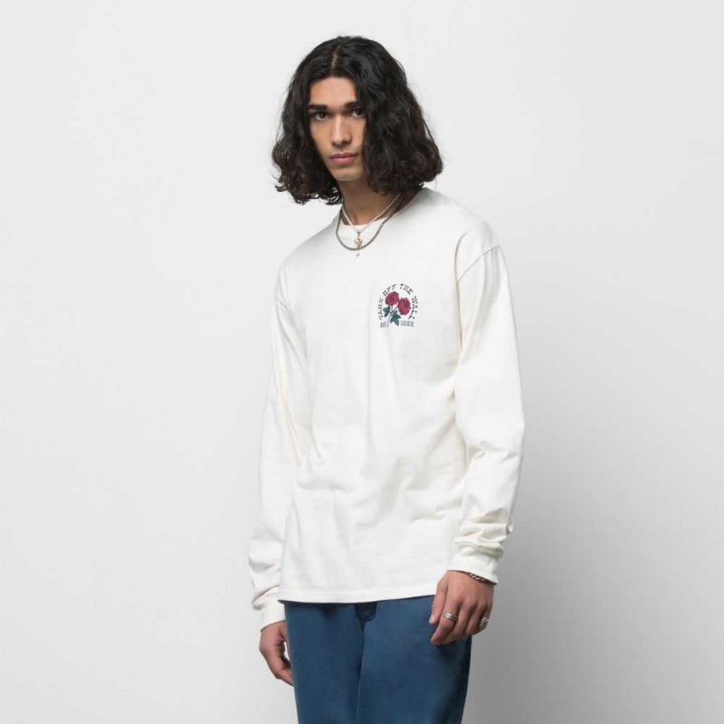 Vans Now Is The Time Long Sleeve T-Shirt White | BTF-045783