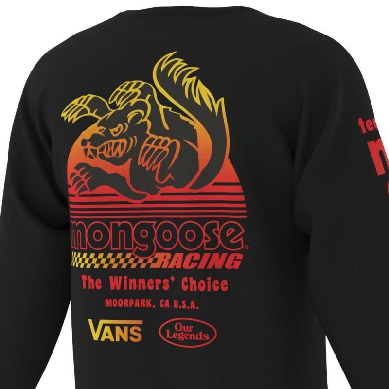 Vans Our Legends Long Sleeve T-Shirt Black | NYH-596307