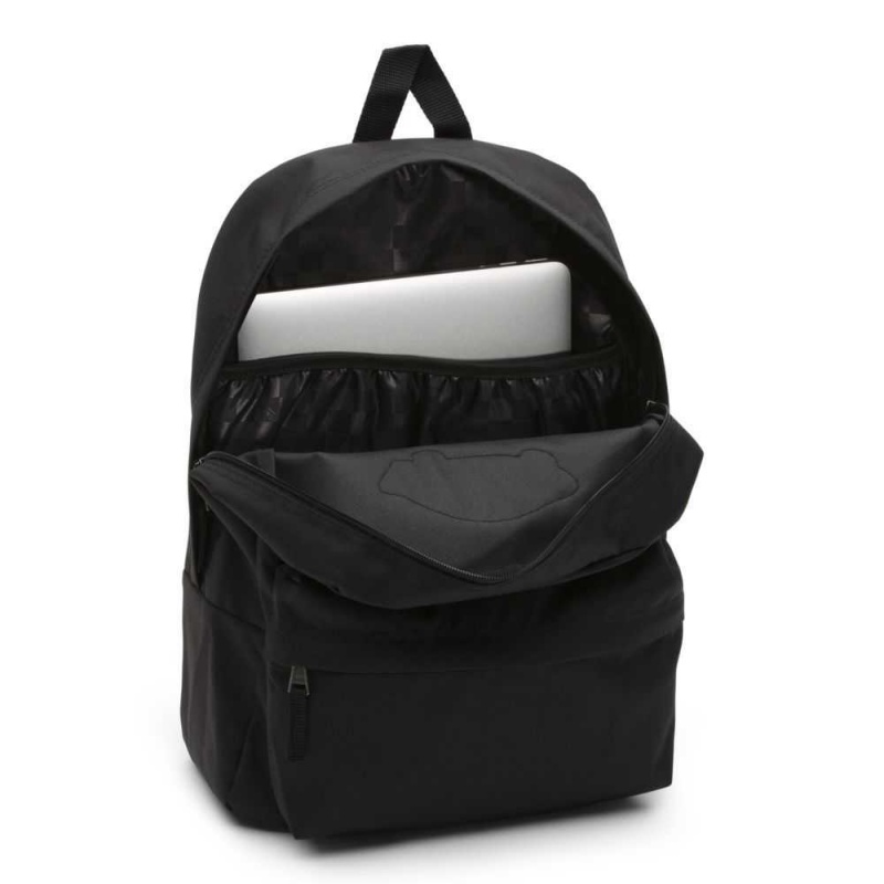 Vans Realm Solid Backpack Black | CPX-731598
