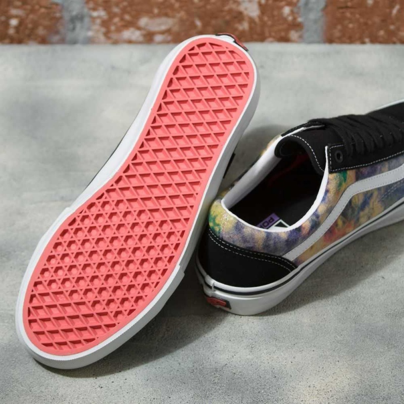 Vans Tie-Dye Terry Skate Old Skool Black / Multicolor | EQC-602815